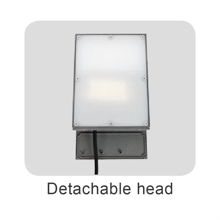 Square Black Bollard Lights