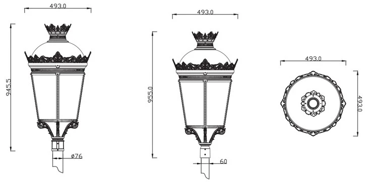 Outdoor Lighting Supply LED Lighting Garden Lamp Post suppliers